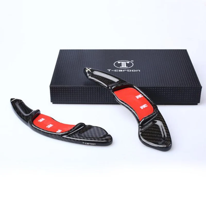 Carbon fiber Steering wheel shift paddle Fit For Golf7