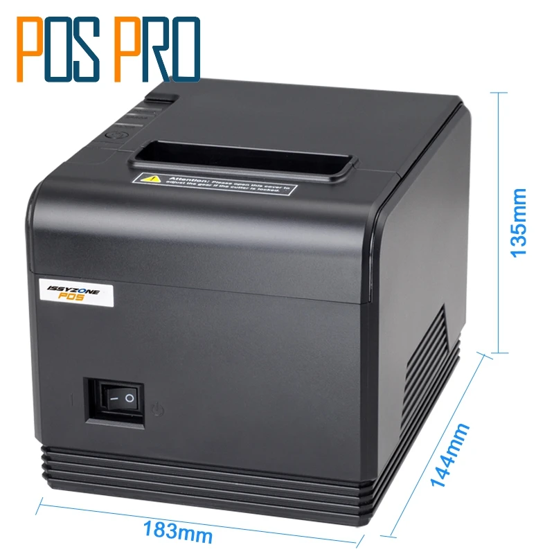 

ITPP066 High Quality 80mm Thermal Receipt Printer POS Printer thermal printer 260mm/s automatic cutter USB+Serial ESC/POS