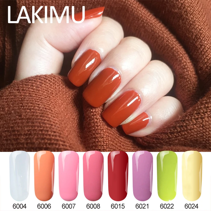 

Lakimu One Step 3 In 1 UV Gel Varnishes Professional Lucky Color Gel Nail Polish UV Soak Off Gel Varnish Nail Art Primer
