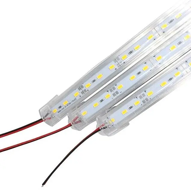 Фонарик 5630SMD холодный теплый белый жесткий стержень 50 см 36 светодиодов