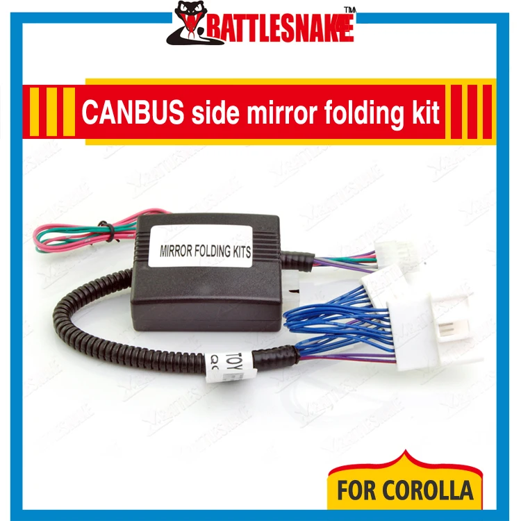 Free shipping car side mirror folding kits auto folding side mirror