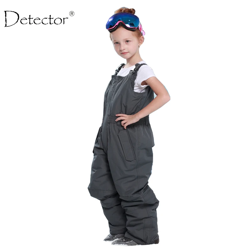 Beste Detector kinderen outdoor gewatteerde broek jongens en meisjes winter skiën broek overall jumpsuit band romper meisje bib 92 134