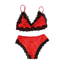 KLV# Z5 Новинка хит Модный женский комплект с короткой ночной рубашкой кружевное атласное сексуальное женское белье комплект пижамы