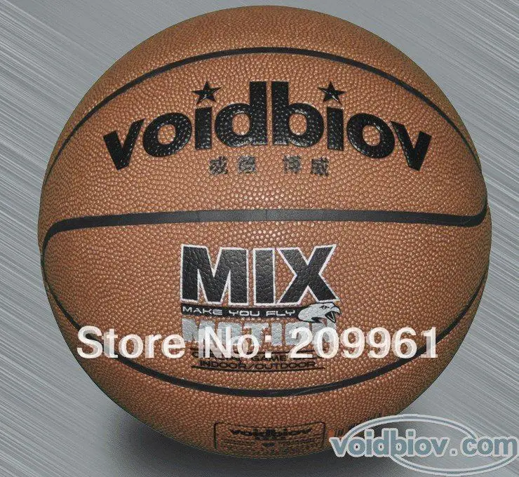 

Free shipping High quality voidbiov Leather basketball indoor outdoor basketball Standard men's basketball