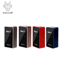 Original SNOWWOLF 200W C TC Box MOD Max 235W Output Huge Power with Innovative Touch Mechanism No 18650 Battery E-cig Vape Mod