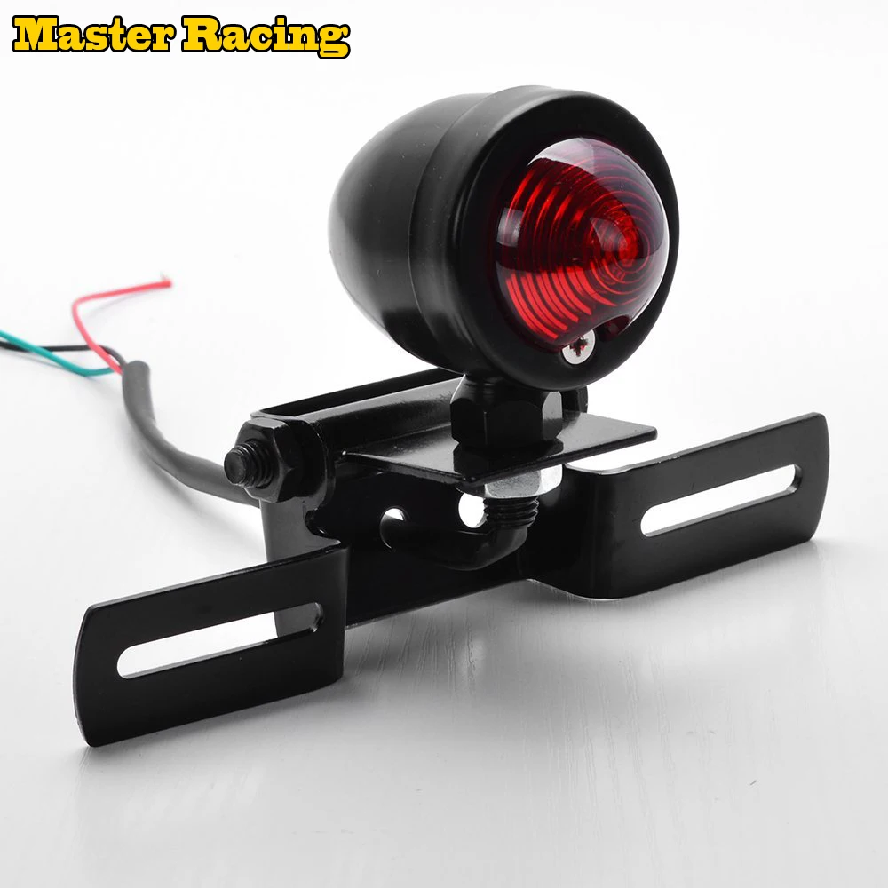 Задний фонарь для мотоцикла с подставкой номерного знака|light moto|light redlight signal |