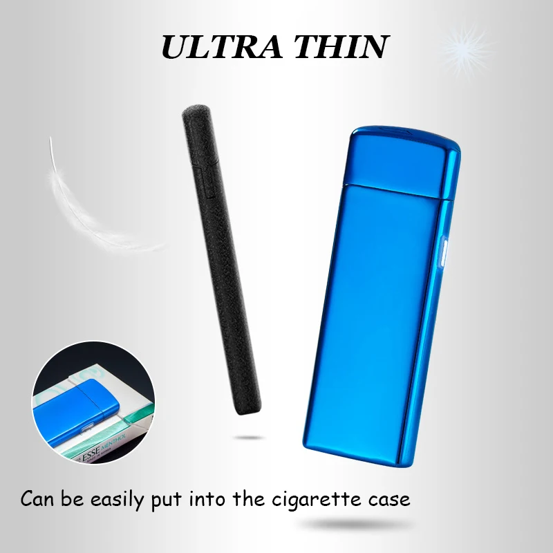 Latest-Ultra-thin-Fingerprint-Touch-Sensor-Cigarette-Lighter-Rechargeable-USB-Charging-Lighters-Plasma-Electric-Wire (3)