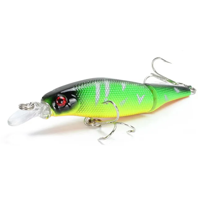 1pcs 7.7g 9.5cm Wobblers Pike Fishing Lures Multi Jointed Sections