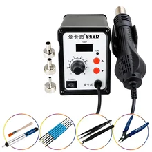 Kaisi 868D LED Digital Display Adjustment Temperature Hot air gun SMD Hot-Air Soldering Station 220V 700W Free shipping kaisi 878d digital hot air gun soldering iron digital soldering station welding electric soldering iron hot air gun lcd display