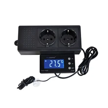 Temperature Controller Socket Temperature Controller Digital Thermostat Regulator Temperature Controller Microcomputer Socket microcomputer temperature controllers for mobile cold room or island freezer and deli cabinet in supermarket
