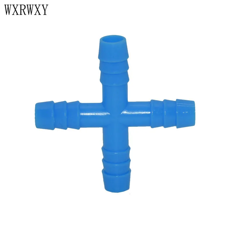 wxrwxy 8mm Cross water splitter 4 way connector animal drinking