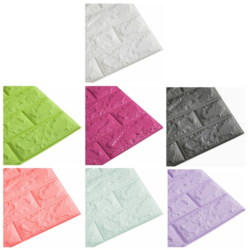 

Self-adhesive 3D Stone Brick PE Foam Wallpaper Wall Stickers Improvement