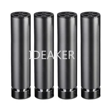 4 шт. для мебели из сплава алюминия ножки серебро Регулируемая Высота 250 мм шкаф стол диван кровать круглой формы ноги 250x50 мм