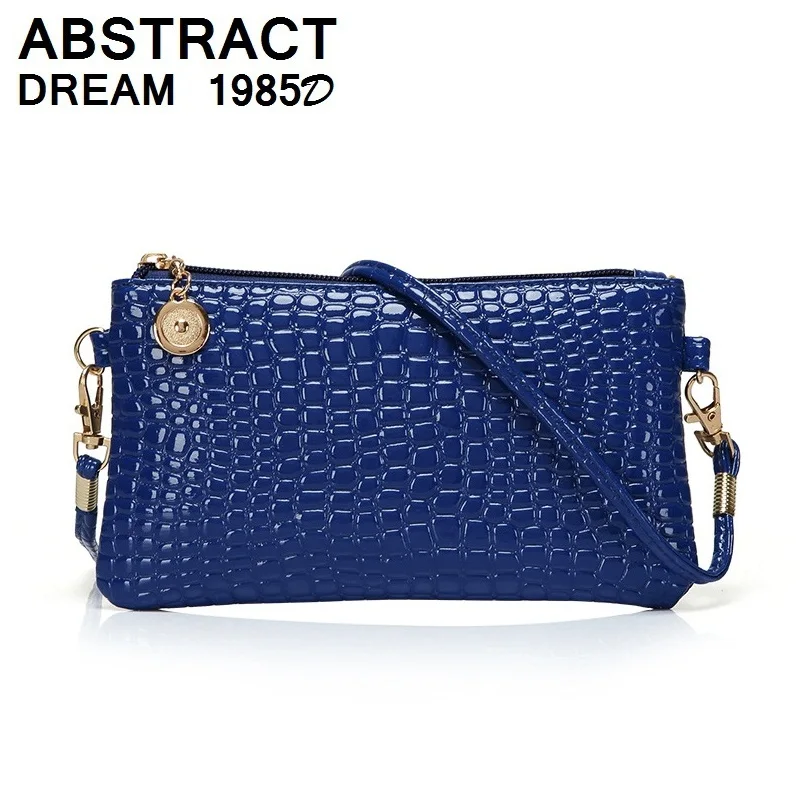 

woman's leather bags new Ladies crocodile Shoulder bag small quality Messenger Bag fashion phone designer envelope mobile wallet