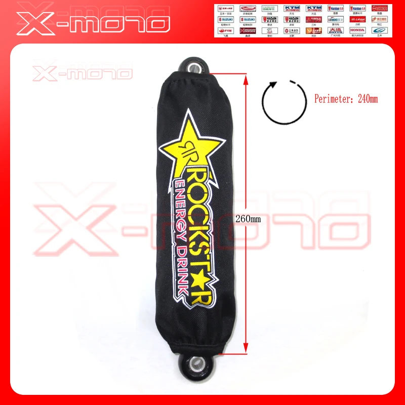 

35cm Rear Shock absorber suspension Protector protection cover for CRF YZF RMZ KLX Dirt Bike motorcycle ATV Quad Motocross