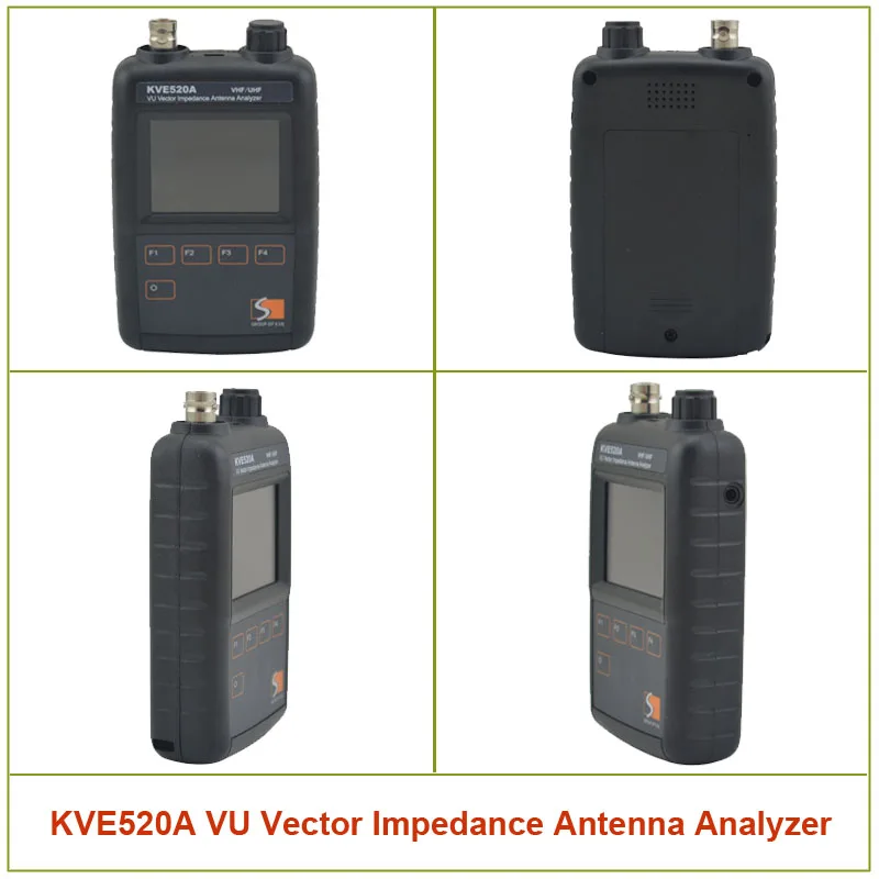KVE520A VHF/UHF VU векторное сопротивление анализатор антенны с 5 шт. адаптеры для любительских радиоприемников KVE 520A