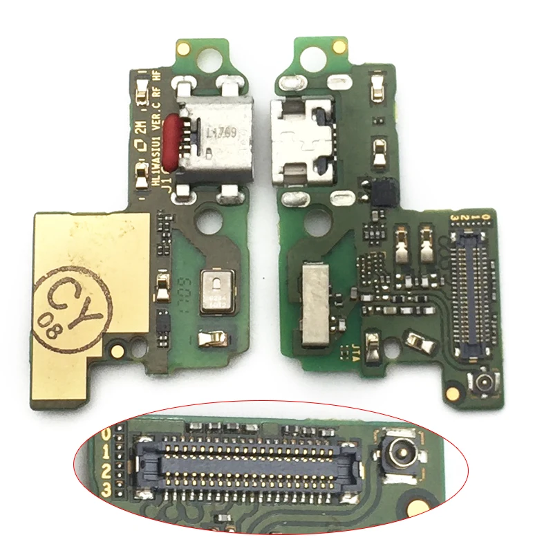 

USB Charging Dock Port PCB Connector Board Module For Huawei P10 lite