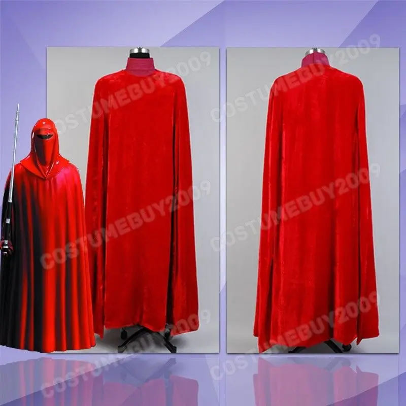 

Star Wars:Revenge of Sith Cosplay Costume Emperor Royal Guard Red Robe Cloak Outfit