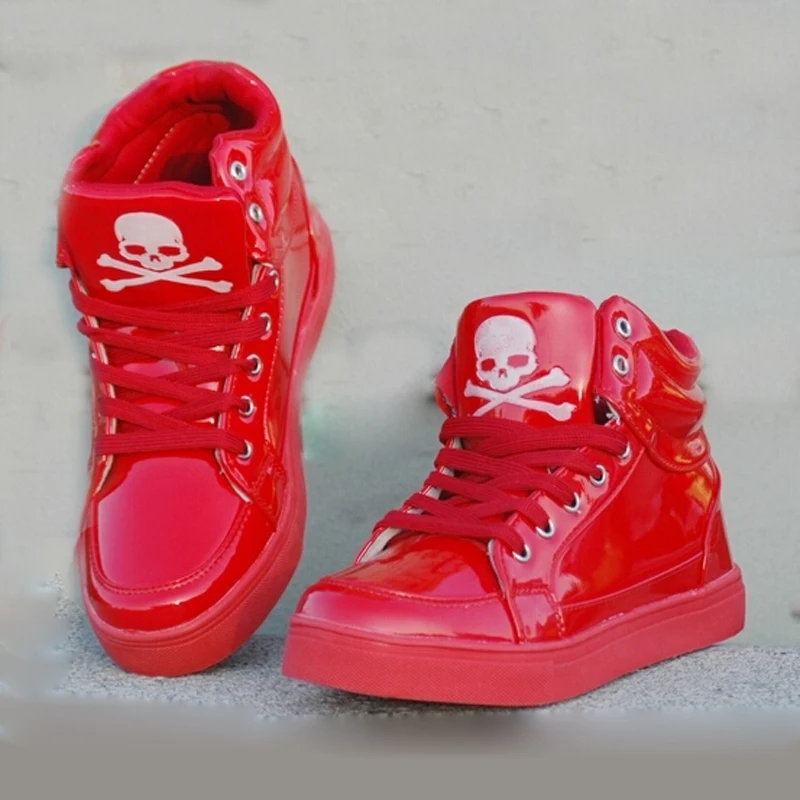 hip hop shoes red