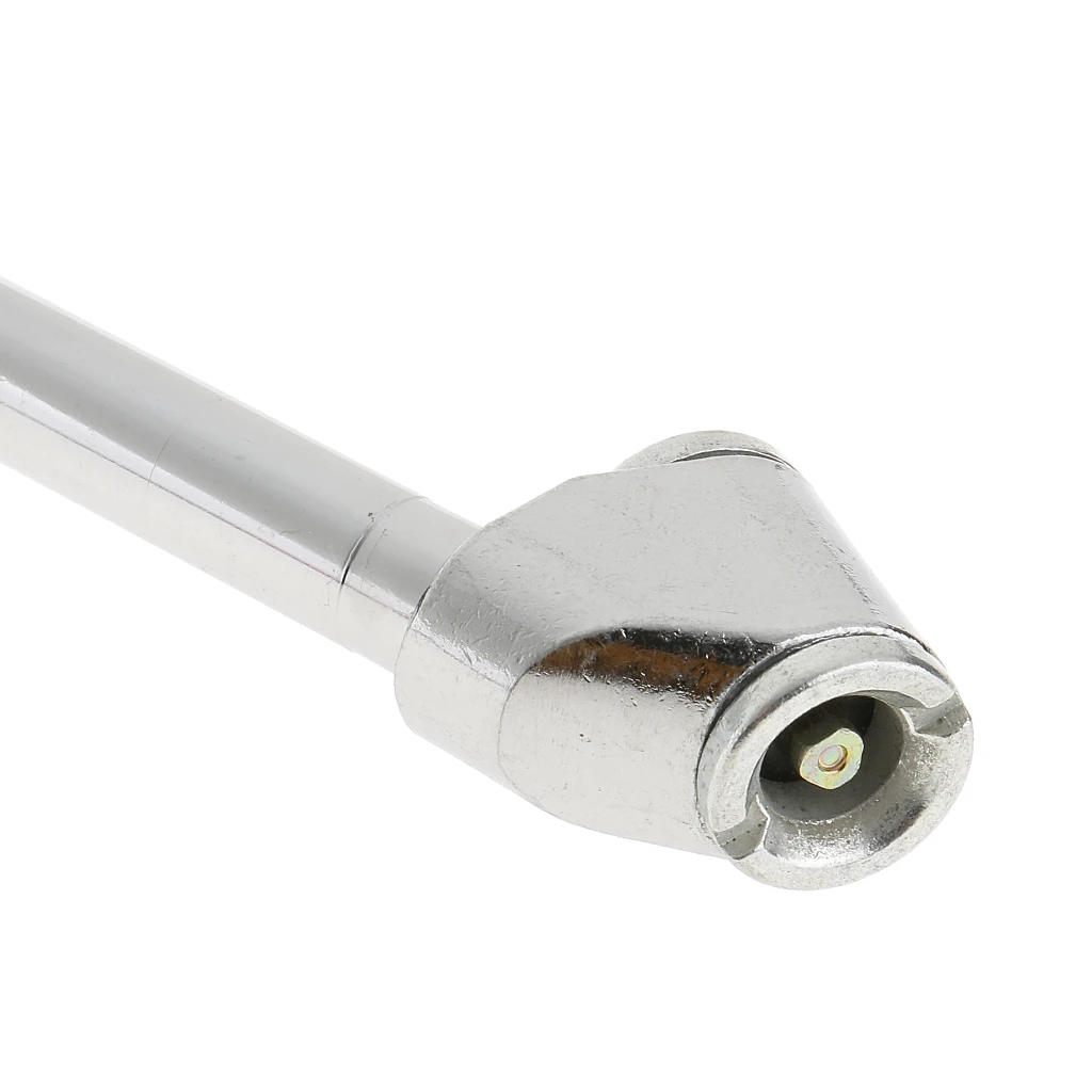 Car Motorcycle 9inch 230mm Long Reach Tire Air Inflator Dual Head Type Chuck Valve