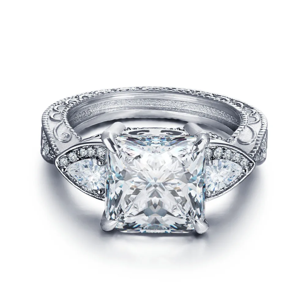 

WKOUD EAM Jewelry / 2019 New Fashion Temperament Large Zircon Simple Ring Women's Accessories S#J06800
