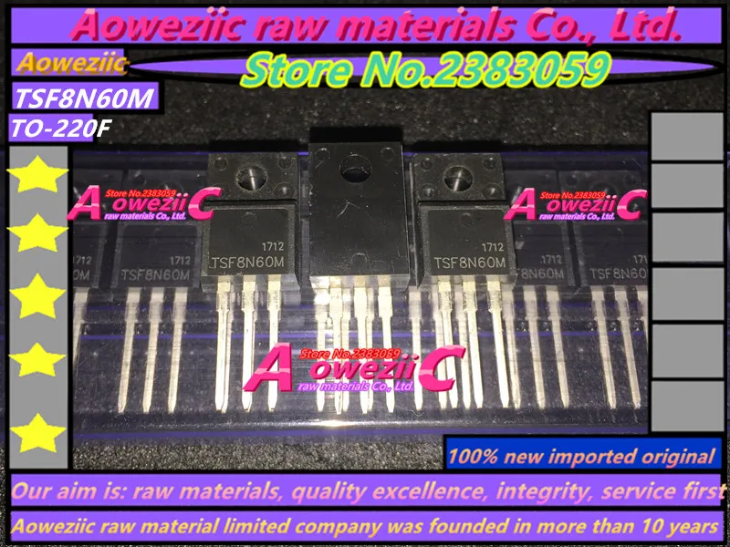 Aoweziic новая импортная оригинальная TSF2N60M 2N60 2A 600V TSF5N60M 5N60 4.5A 600V TSF8N60M 8N60 8A 600V TO-220F МОП-транзистор