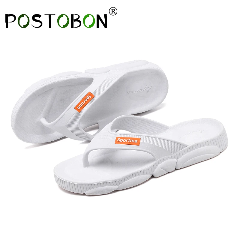 

POSTOBON New Arrival Summer Men Flip Flops High Quality Beach Sandals Anti slip Zapatos Hombre Casual Shoes Drop Shipping