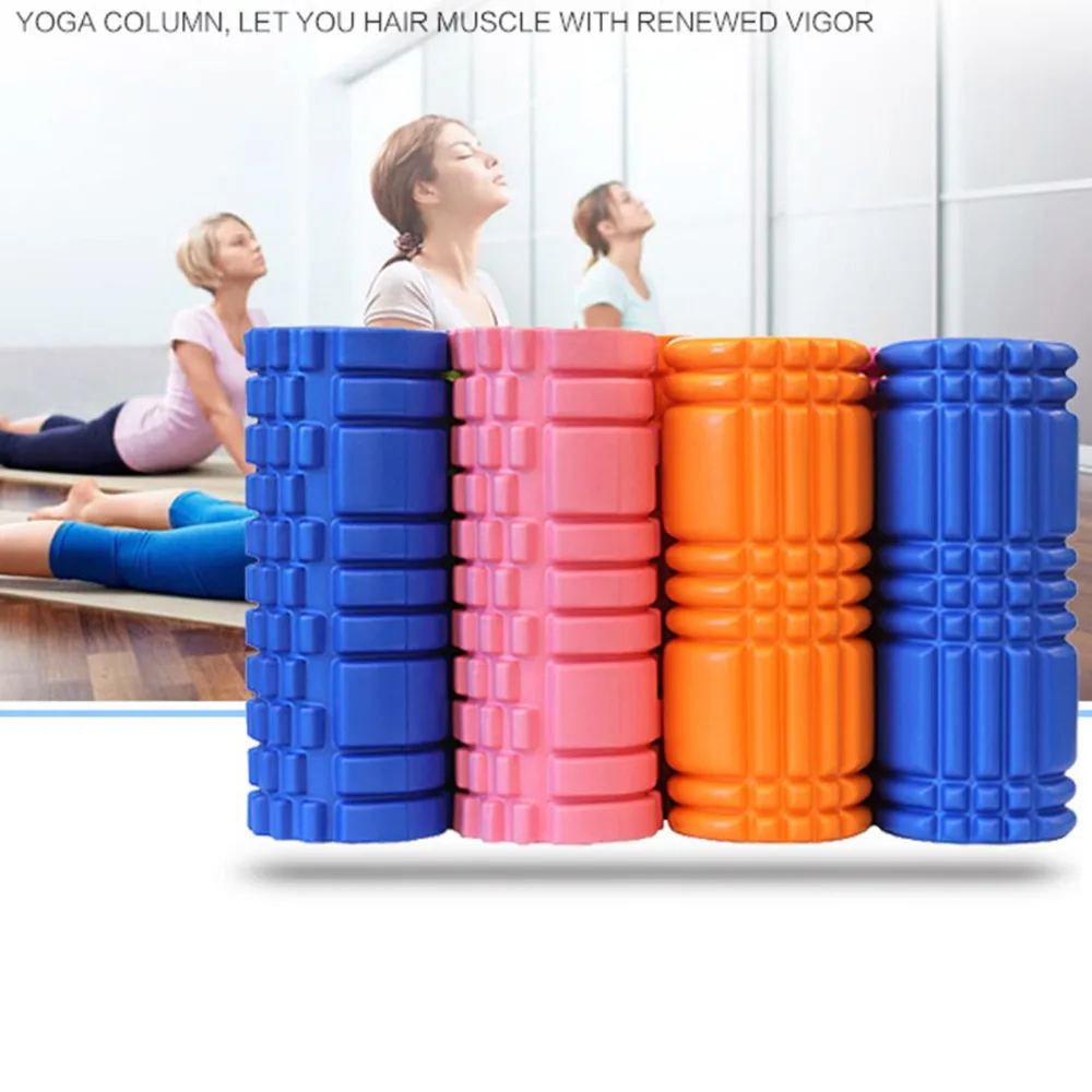 Aolikes Йога Пена ролик 30 см тренажерный зал для занятий йогой блок фитнес плавающий триггер точка физический массаж терапия 6 цветов