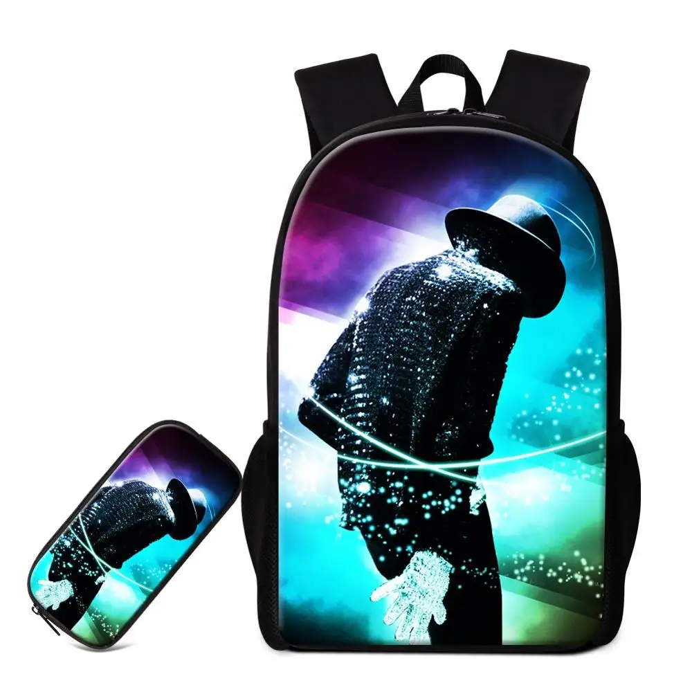

MJackson School Bags for Teenagers Girls Schoolbag Large Capacity Ladies Printing School Backpack Set Rucksack Bagpack Book Bags