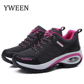 

YWEEN New women sneakers high quality women's shoes leather suede air damping casual shoes non-slip women shoes tenis feminino