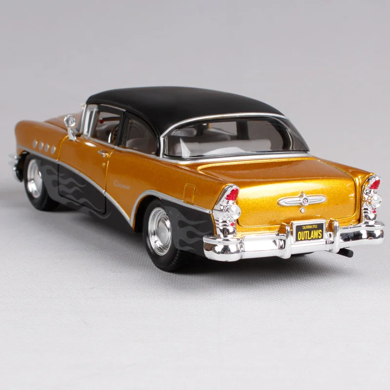 Maisto 1:24 1955 Buick Century Outlaw Полицейская машина старая литая под давлением модель автомобиля игрушка Новинка в коробке 32507