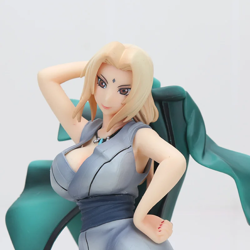 Naruto Gals рисунок Tsunade Sakura Haruno Hyuuga Hinata ПВХ Фигурки Коллекция Рождественская игрушка подарок 19-20 см