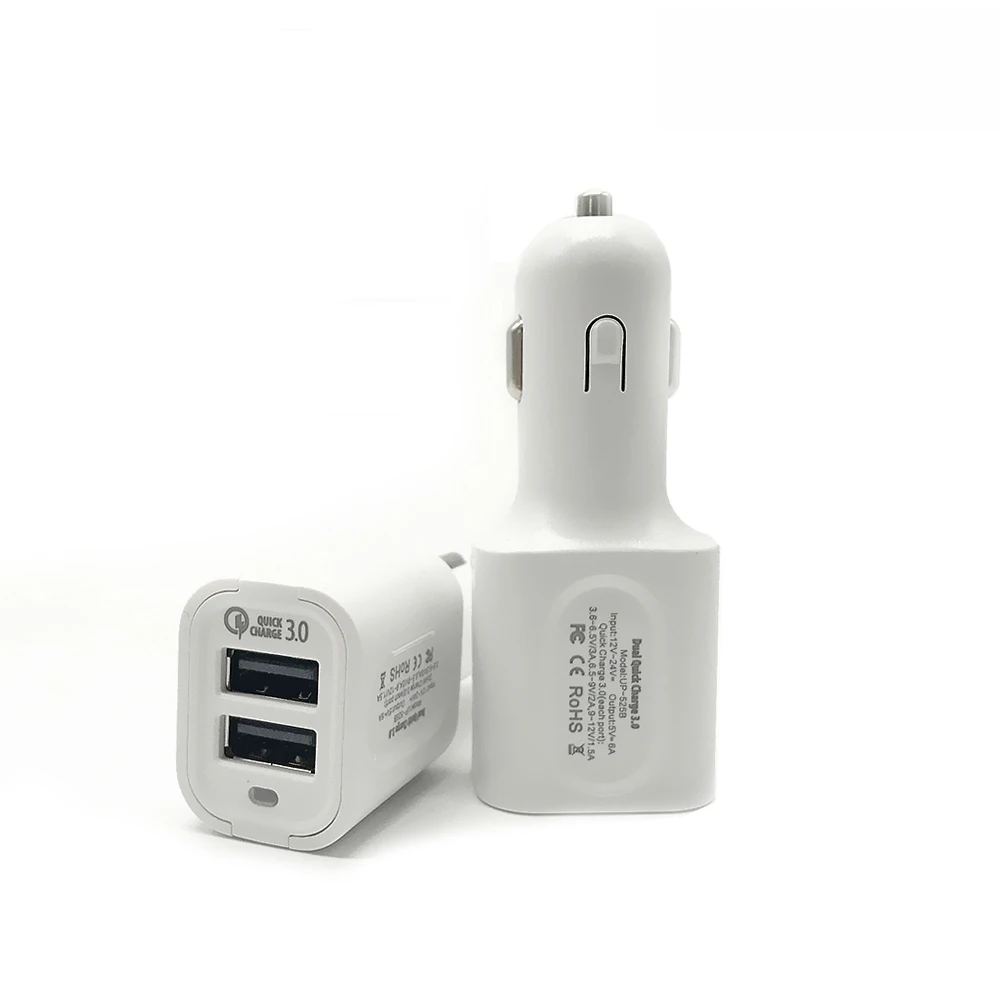 

For Quick Charge 3.0 Charger 36W Dual USB QC3.0 Car Fast Charger for iPhone X 8 iPad Samsung Note 8 S9 S6 7 Edge For HUAWEI P9