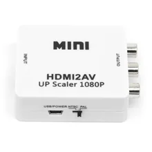 Mini 1080P HDMI VGA to RCA adapter Converter VGA2AV CVBS Converter Connector with Audio for Notebook