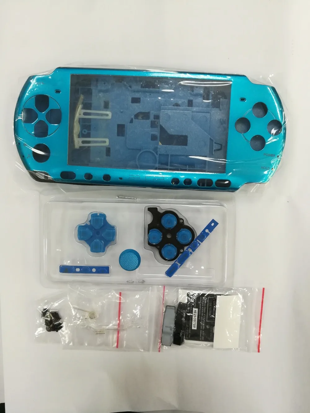 Чехол с синей передней панелью для Sony PSP 3000 3006 чехол кнопками|housing shell|psp bluehousing psp |