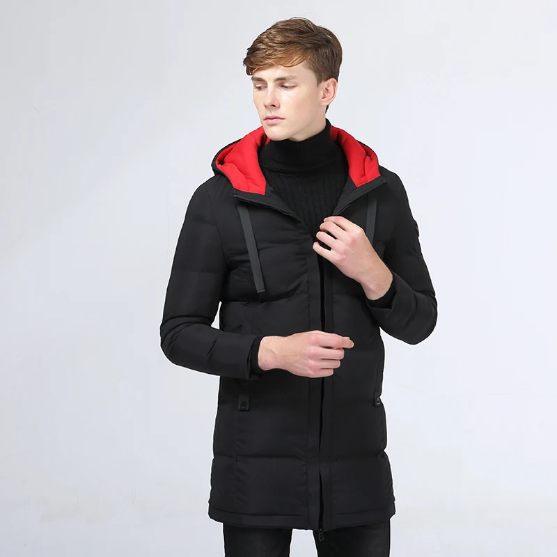 POSSO Mens stylish parka winter warm puffer jacket quilted