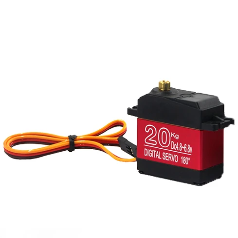 Graus de Metal Servo para Carros à Prova Dwaterproof Água Pces Atualizar rc Servo 20 kg 180 270 Completo Engrenagem Digital Robô Brinquedos 4 Ds3218 8 À prova dwaterproof água 4 pces ds3218