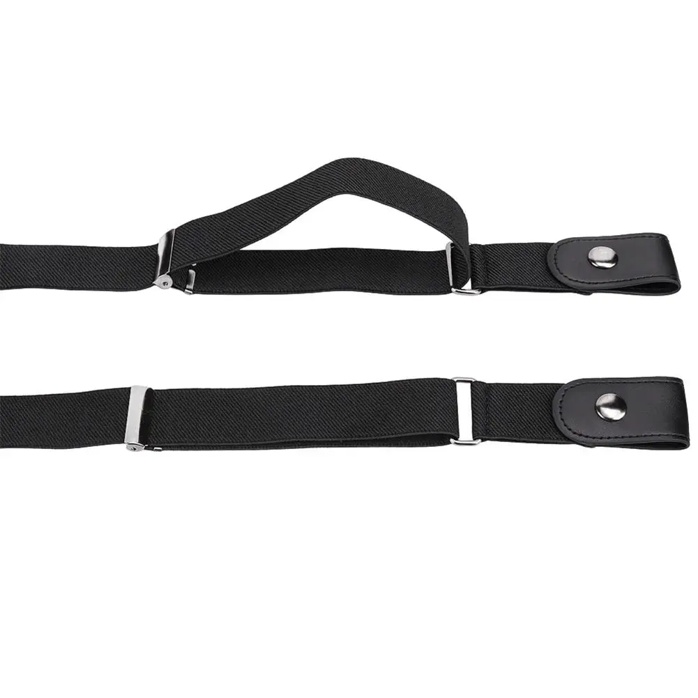 Elastic Belt Elastic Belt Leather Slim Fit Concealed Belt Fashion Joker Unisex Clothing Accessories with Jeans and Skirts