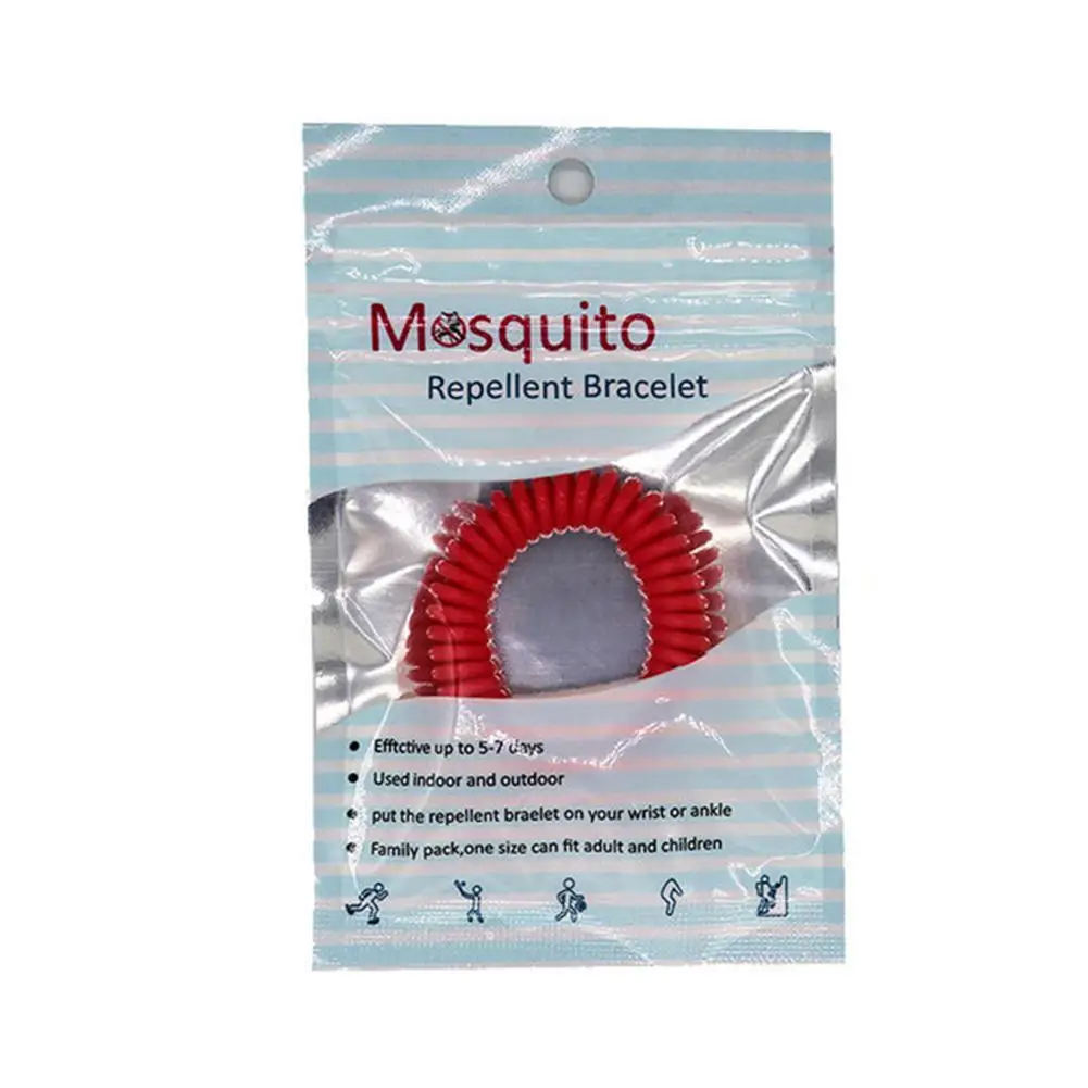 12 шт. Браслеты от комаров натуральные репеллентные эластичные браслеты на запястье для наружной защиты в помещении