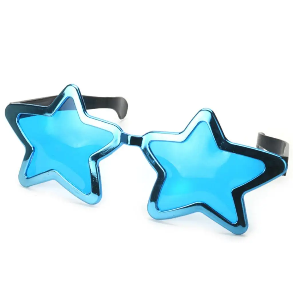 

Funny Jumbo Star Shaped Frame Specs Sunglasses Cosplay Fancy Dress Accessory Eye Wear Glasses for Birthday Christmas Events