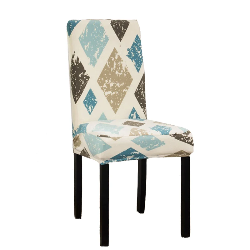 

New Stretch Chair Covers Spandex Chair Seat Case Modern Chair Cover Dining Room Elastic Seat Cover Slipcover Housse de Chaise