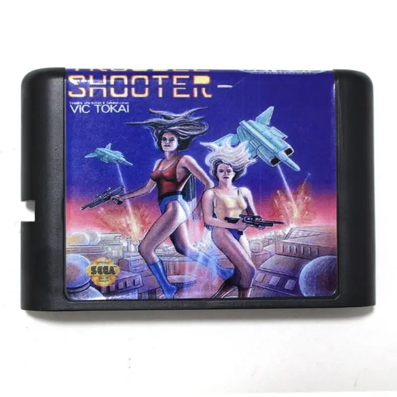 

Top quality 16 bit Sega MD game Cartridge for Megadrive Genesis system --- Trouble Shooter