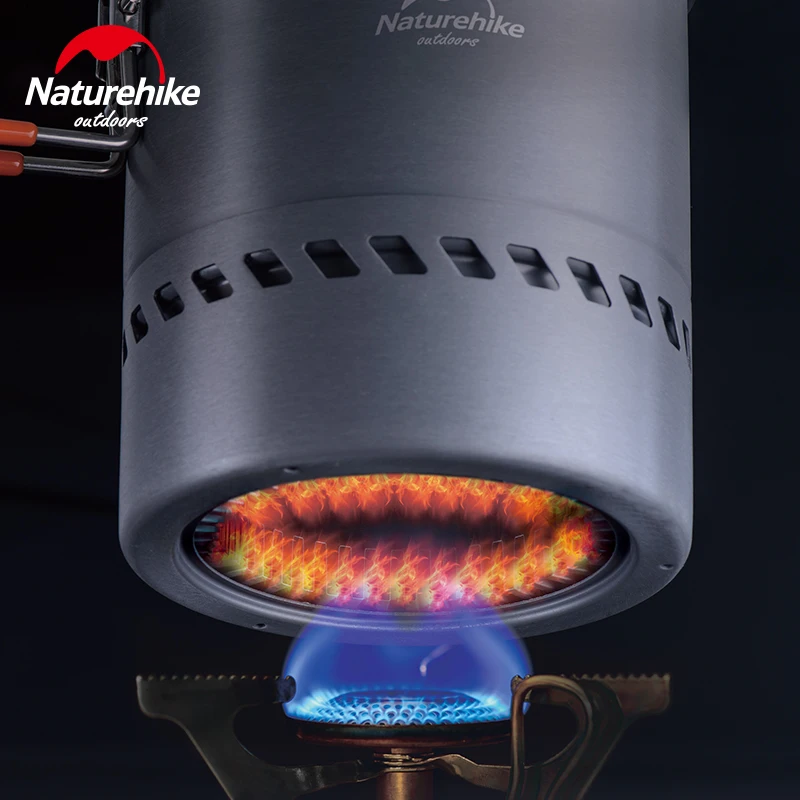 Naturehike 1.5L portátil de recogida de calor cambio olla de aluminio portátil al aire libre olla de Camping Naturehike 1.5L portátil de recogida de calor cambio olla de aluminio portátil al aire libre olla de Camping