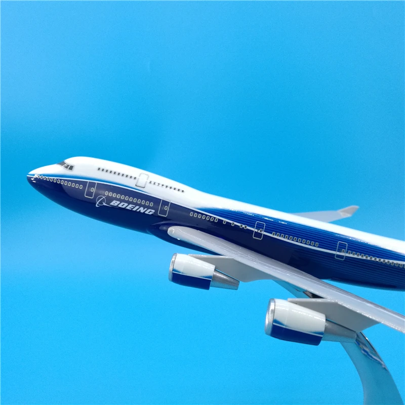 32 см Boeing 747 прототип авиалиний Смола самолет B747 airbus Модель литья под давлением