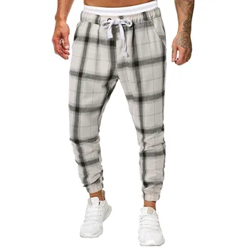 

Brand Pants Men Casual Elastic Men's Fashion Striped Long Jeans Slim Fit Pants Causal Trousers Full Length New Casual Pants