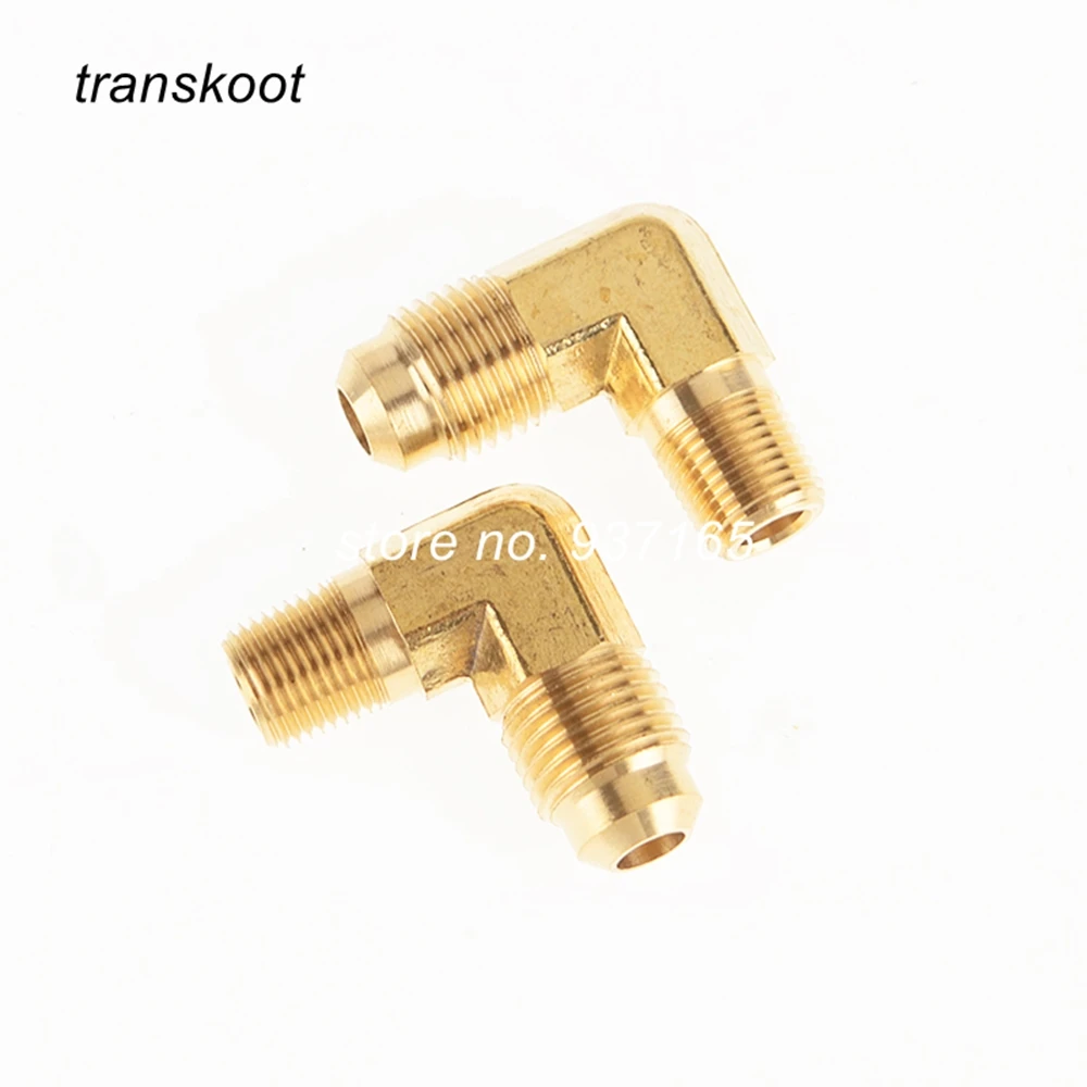 Coupling Vis Brass SAE 45 Degree Flare Tube Fitting Adapter 1, 1/2 Flare X 1/2 N