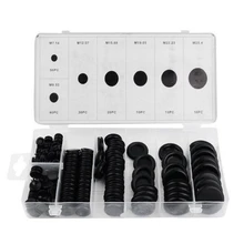 High Quality 170 Rubber Grommet Assortment Firewall Hole Plug Set Electrical Wire Gasket Kit