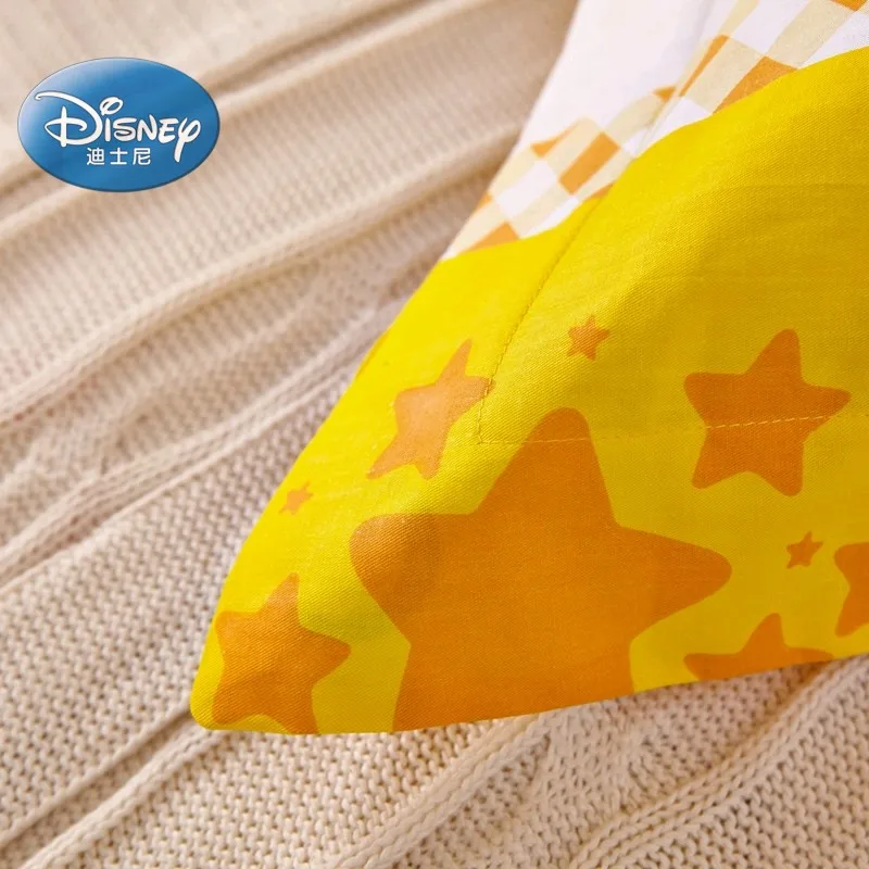 Disney желтого цвета с Винни пухом для постельного белья Украшения в спальню 100%
