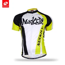 Nuckily Bike wear short sleeve summer digital print breathable cycling jersey for men nuckily summer mens bicycle apparel breathable phoenix eyes long sleeve cycling jersey with tights suit mc010md010