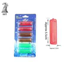 SY 6 шт./упак. кальян ледяные капсулы чувствовать себя прохладным Breez наргиле, кальян Sheesha Chicha аксессуары 5,5 см длина